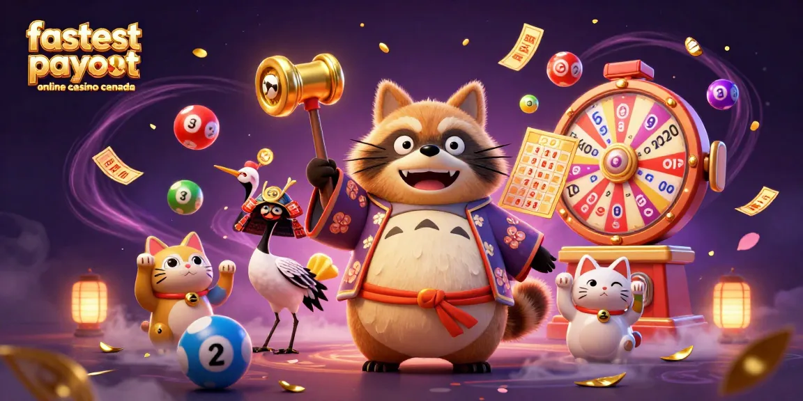 Experience excitement at the fastest payout online casino Canada with vibrant characters and dynamic elements.